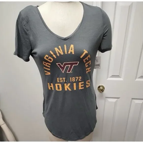 ~BRAND NEW~ Virginia Tech Hokies VT Hokies T-Shirt 🦃 Hokie Nation small petite - Picture 1 of 6